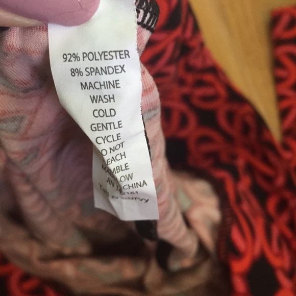 Lularoe heart infinity valentine leggings TC black - Picture 5 of 5